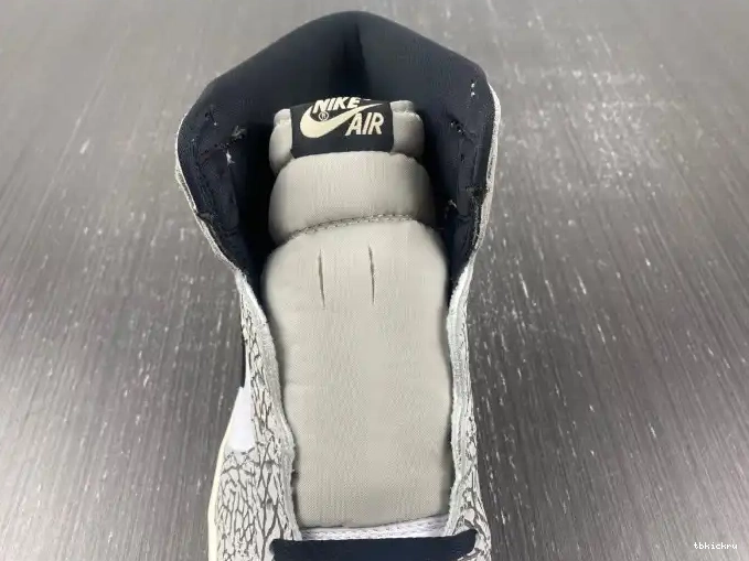 Rep TBK Cement White OG Air High 1 DZ5485-052 Jordan 0504